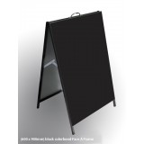 (600 x 900) Black Colorbond Face A Frame